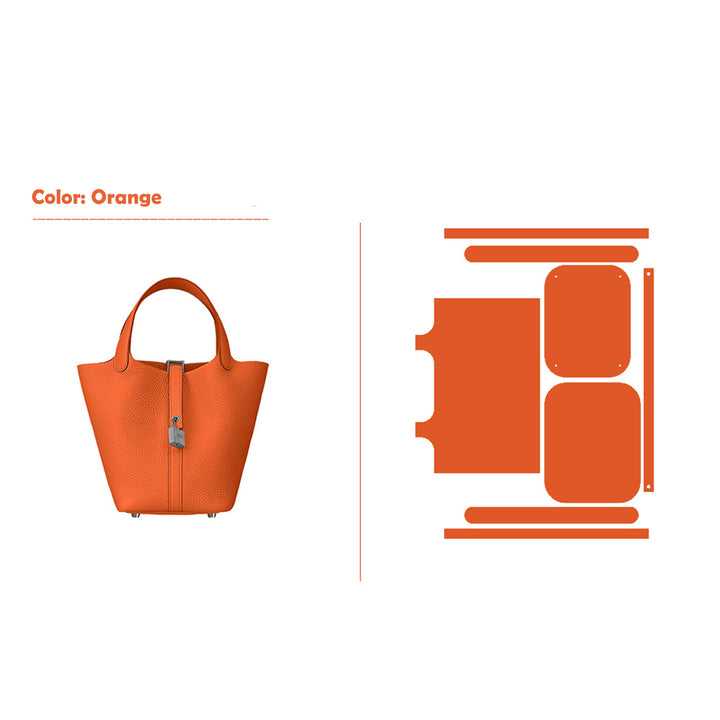 POPSEWING® Full Grain Leather New Lock Tote Bag - Advanced Kits