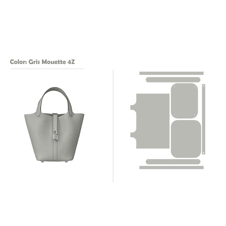 POPSEWING® Full Grain Leather New Lock Tote Bag - Advanced Kits