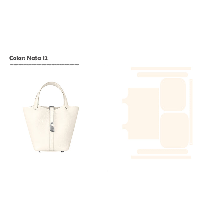 POPSEWING® Full Grain Leather New Lock Tote Bag - Advanced Kits