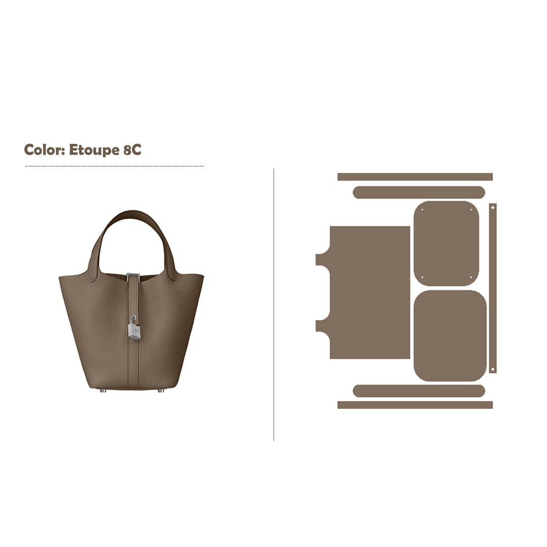POPSEWING® Full Grain Leather New Lock Tote Bag - Advanced Kits
