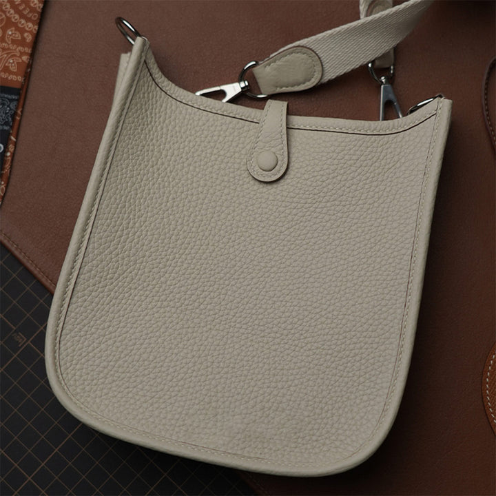 Mini Hermes Evelyne Bag Dupe | Handmade by Leather Bag Making Kits - POPSEWING®