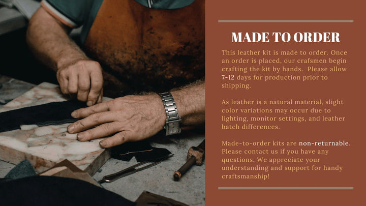 POPSEWING® Full Grain Leather Inspired Kelli Clutch - Advanced DIY Kits