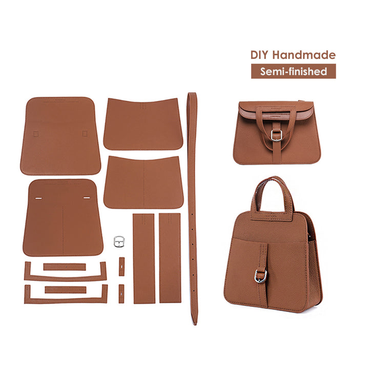 Halzan Bag DIY Kit | Top & Full Grain Leather Crossbody Bag