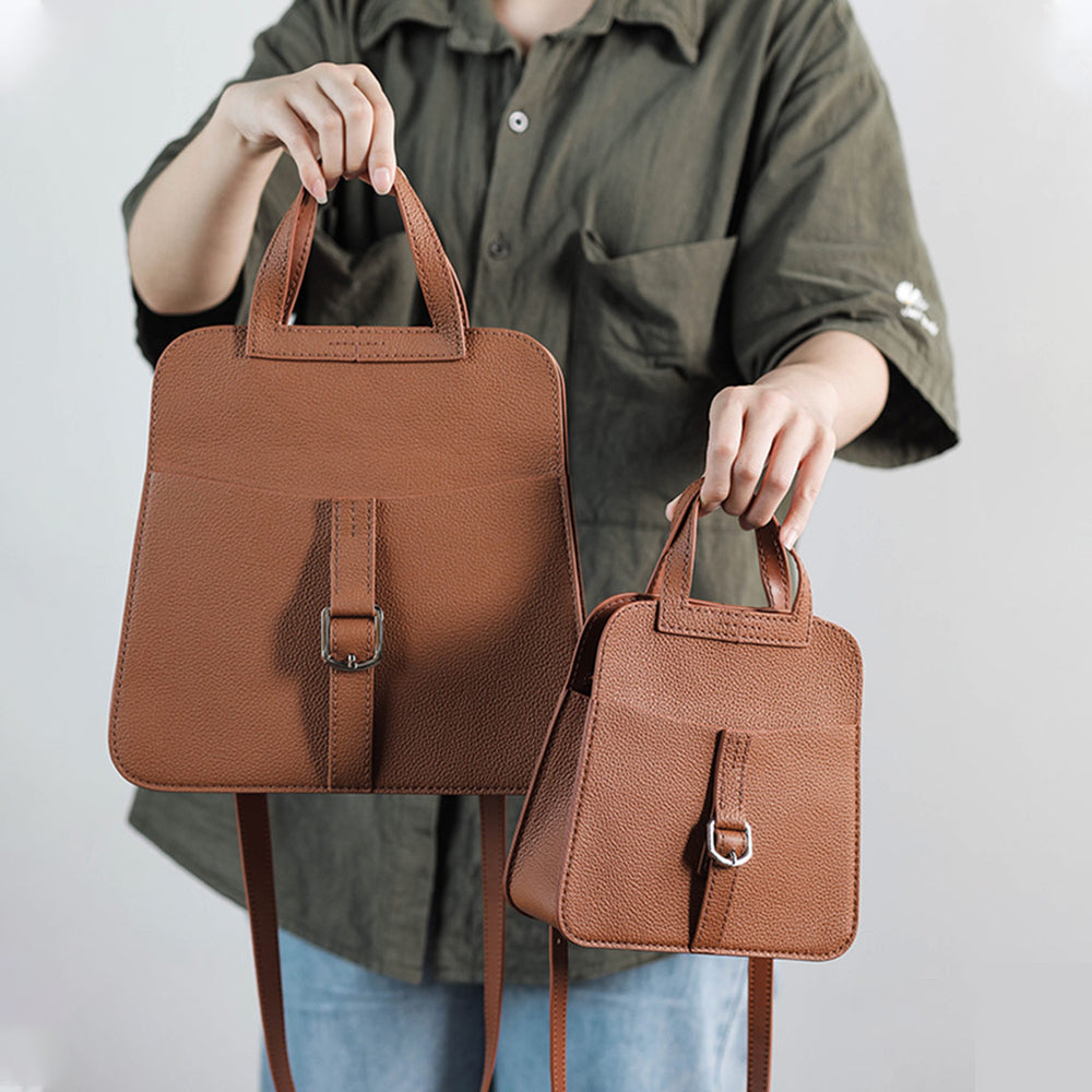 Halzan 31 Mini  25| Tan Leather Shoulder Bag