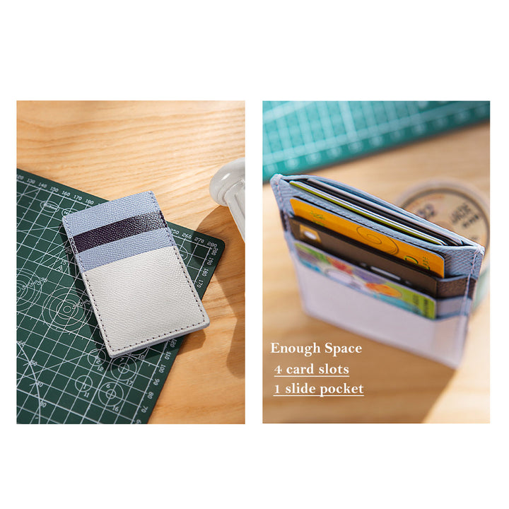 DIY Leather Wallet/Purse Kit | Leather Slim Card Holder Wallet with Painting Patterns | POPSEWING™ DIY Leather Kit