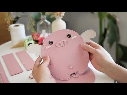 POPSEWING™レザークロッシングフライングピッグバッグDIYキット