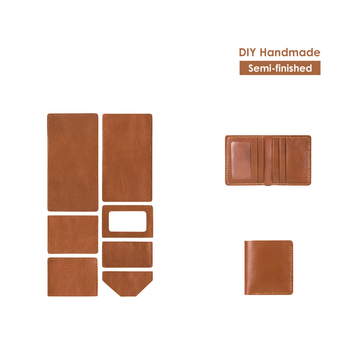 <transcy>POPSEWING™フルグレインレザーメンズ二つ折り財布DIYキット</transcy>