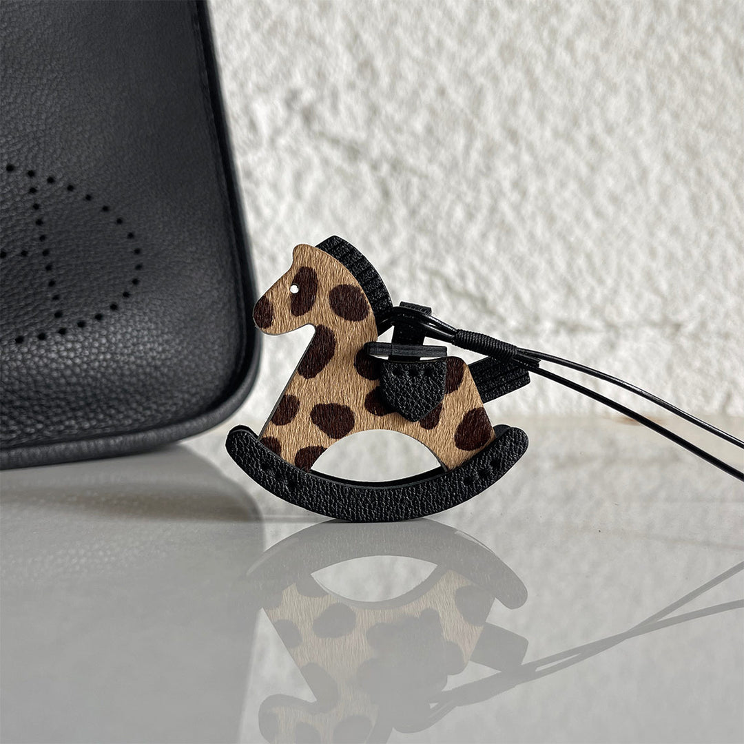 POPSEWING® Leather Fur Horse Charm