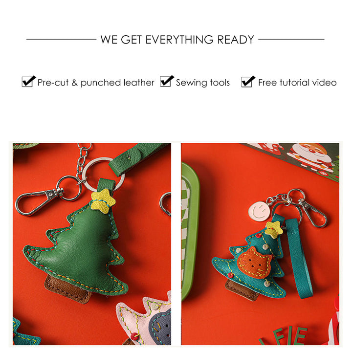 How to make leather keychain | A leather keychain kit helps  you to make it