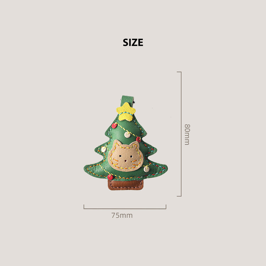 Christmas ornament keychain size