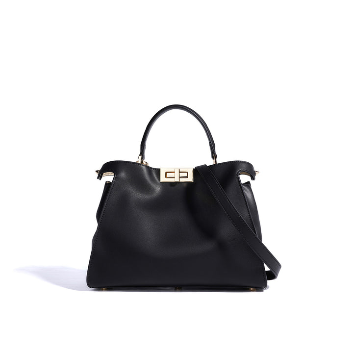 Black Leather Handbag for Women | Designer Leather Bags Replica