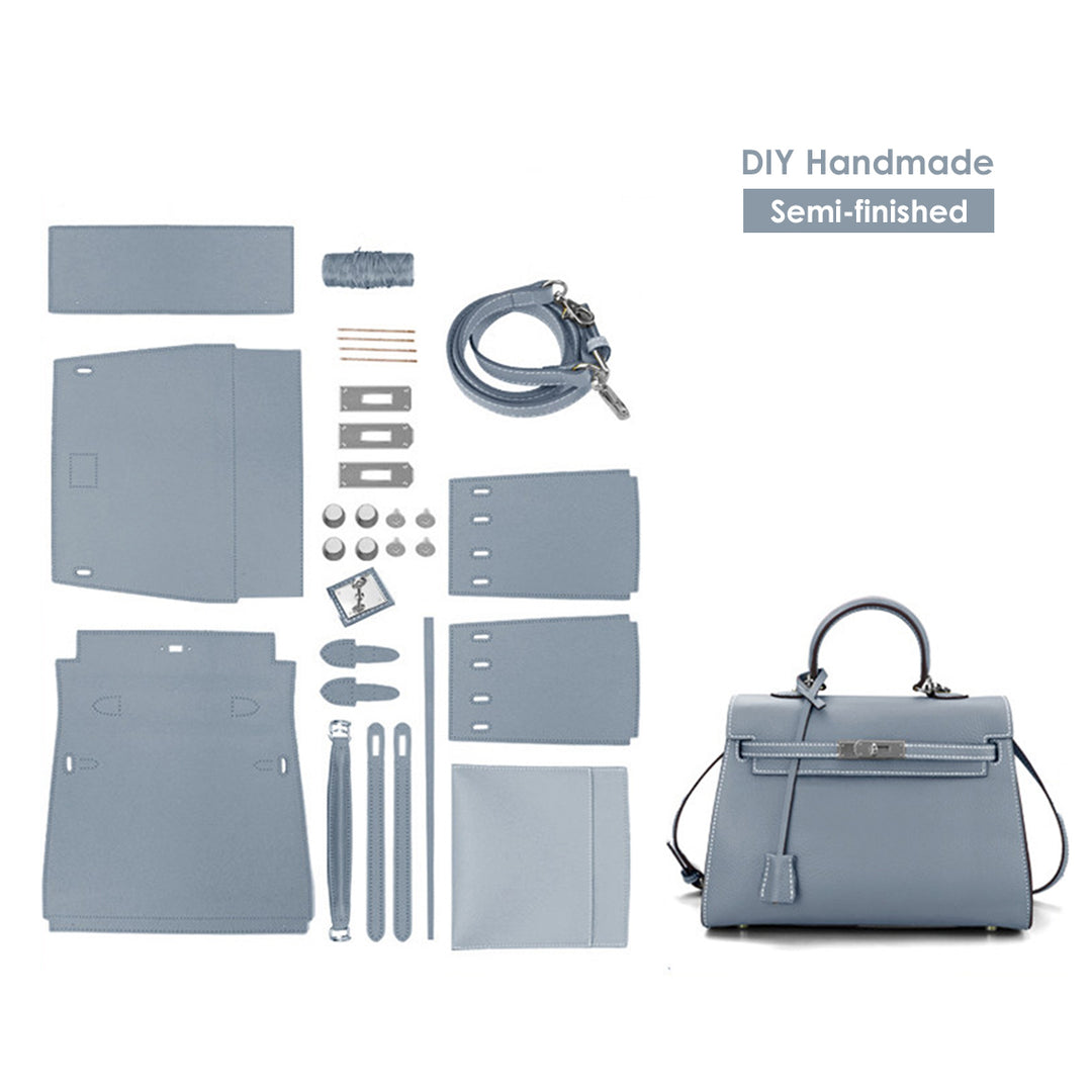 POPSEWING® Top Grain Leather Large Kelli Bag DIY Kit