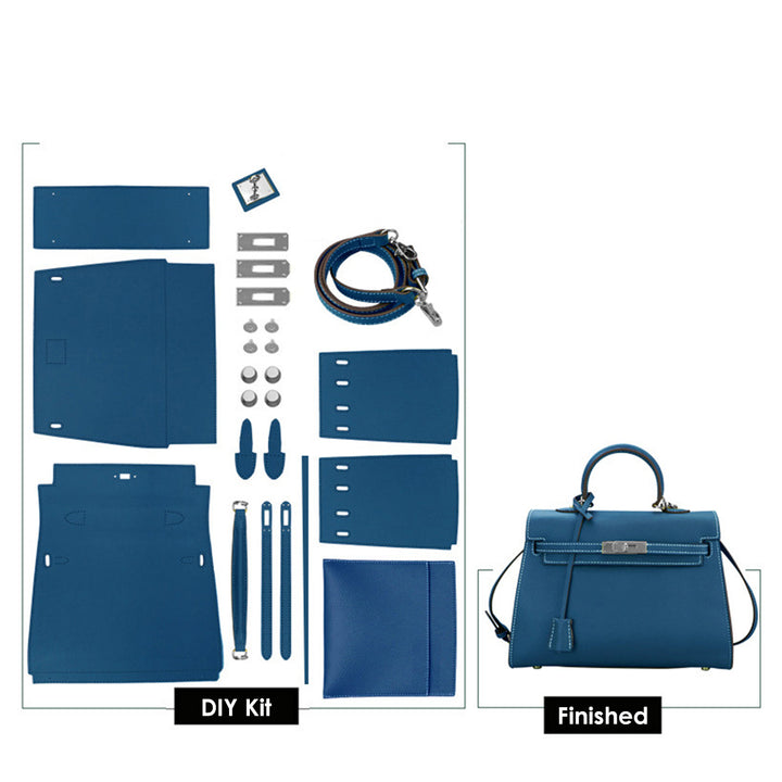 POPSEWING® Top Grain Leather Large Kelli Bag DIY Kit