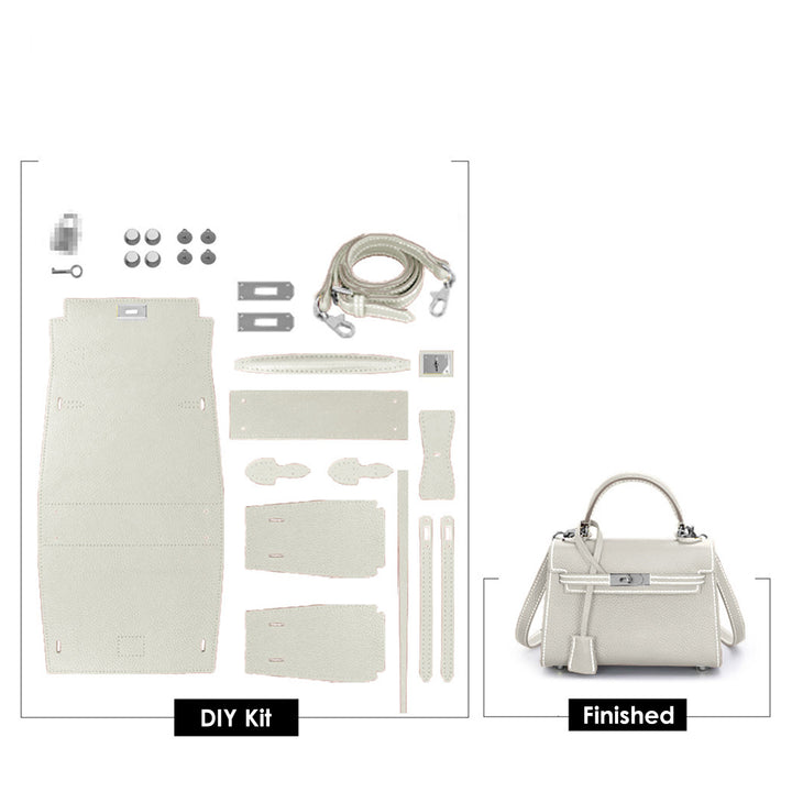 POPSEWING® Top Grain Leather Large Kelli Bag DIY Kit