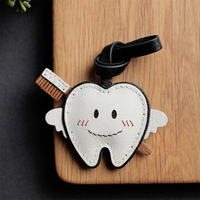Cute Design Tooth Leather Charm | DIY Leather Accessory - POPSEWING®