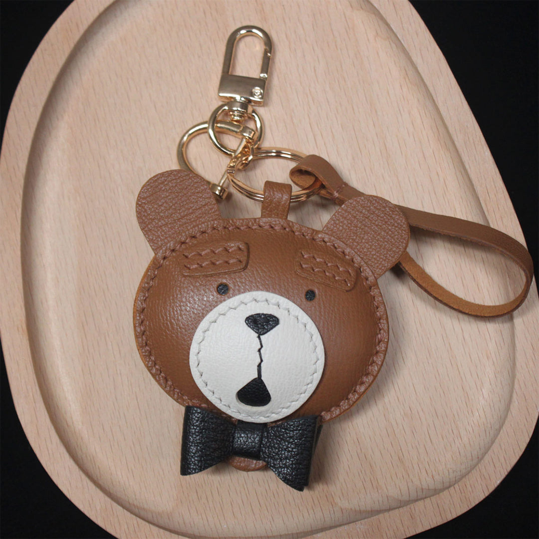 POPSEWING® Leather Double Faced Ted Keychain DIY Kits