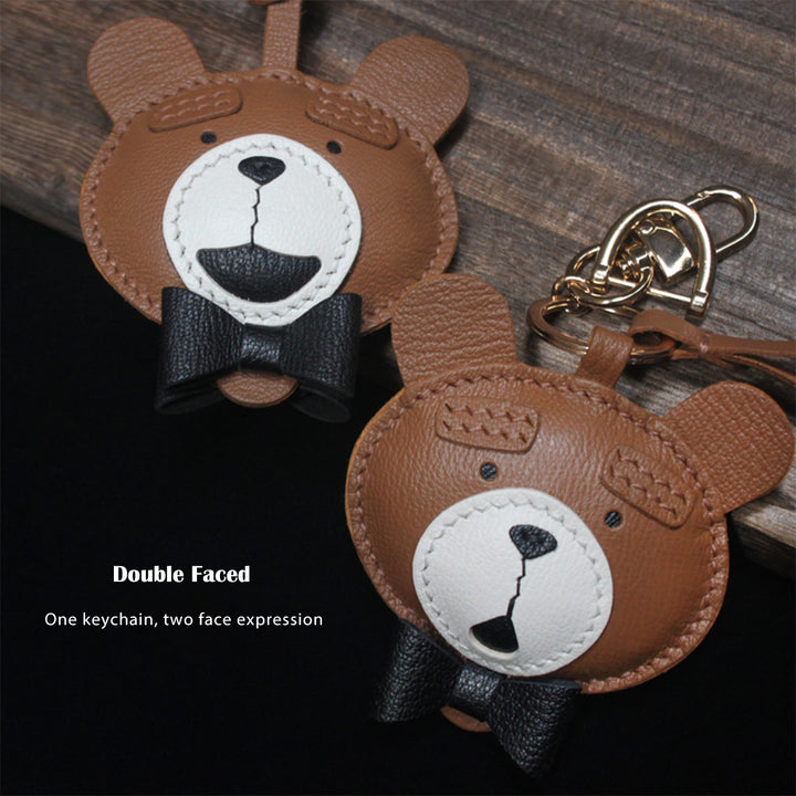 POPSEWING® Leather Double Faced Ted Keychain DIY Kits