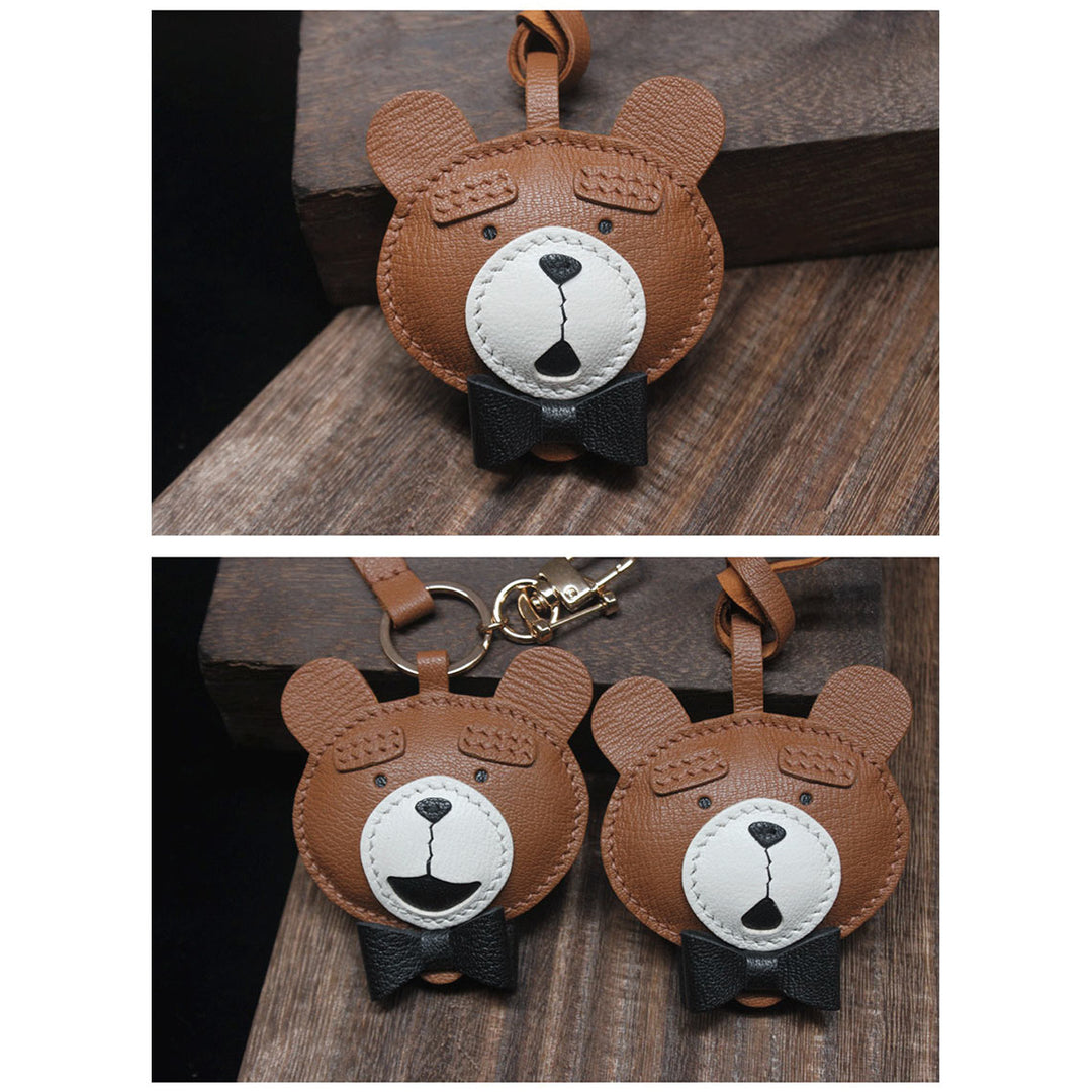 POPSEWING® Leather Double Faced Ted Keychain DIY Kits