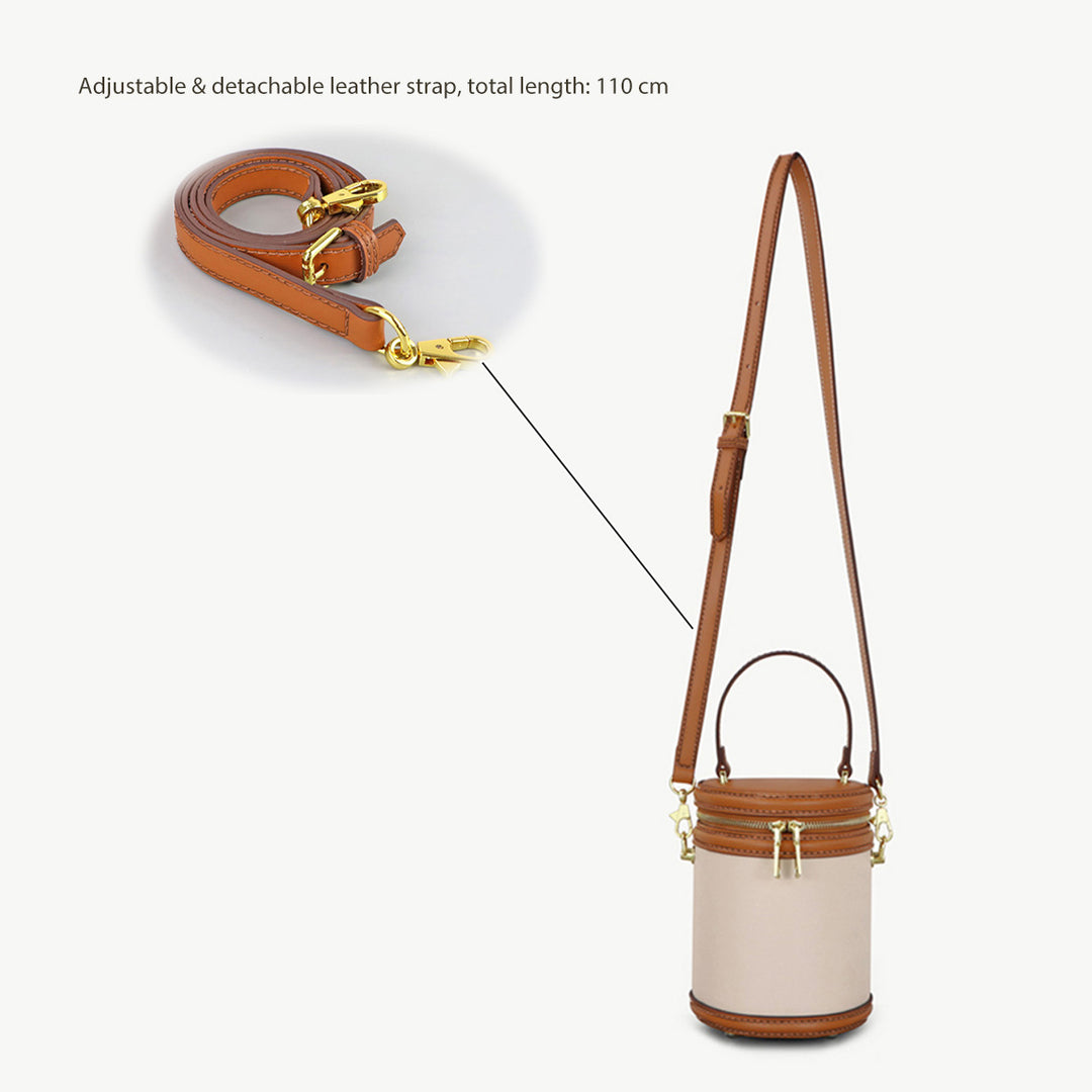 DIY Bucket Bag with Adjustable Crossbody Strap - POPSEWING®