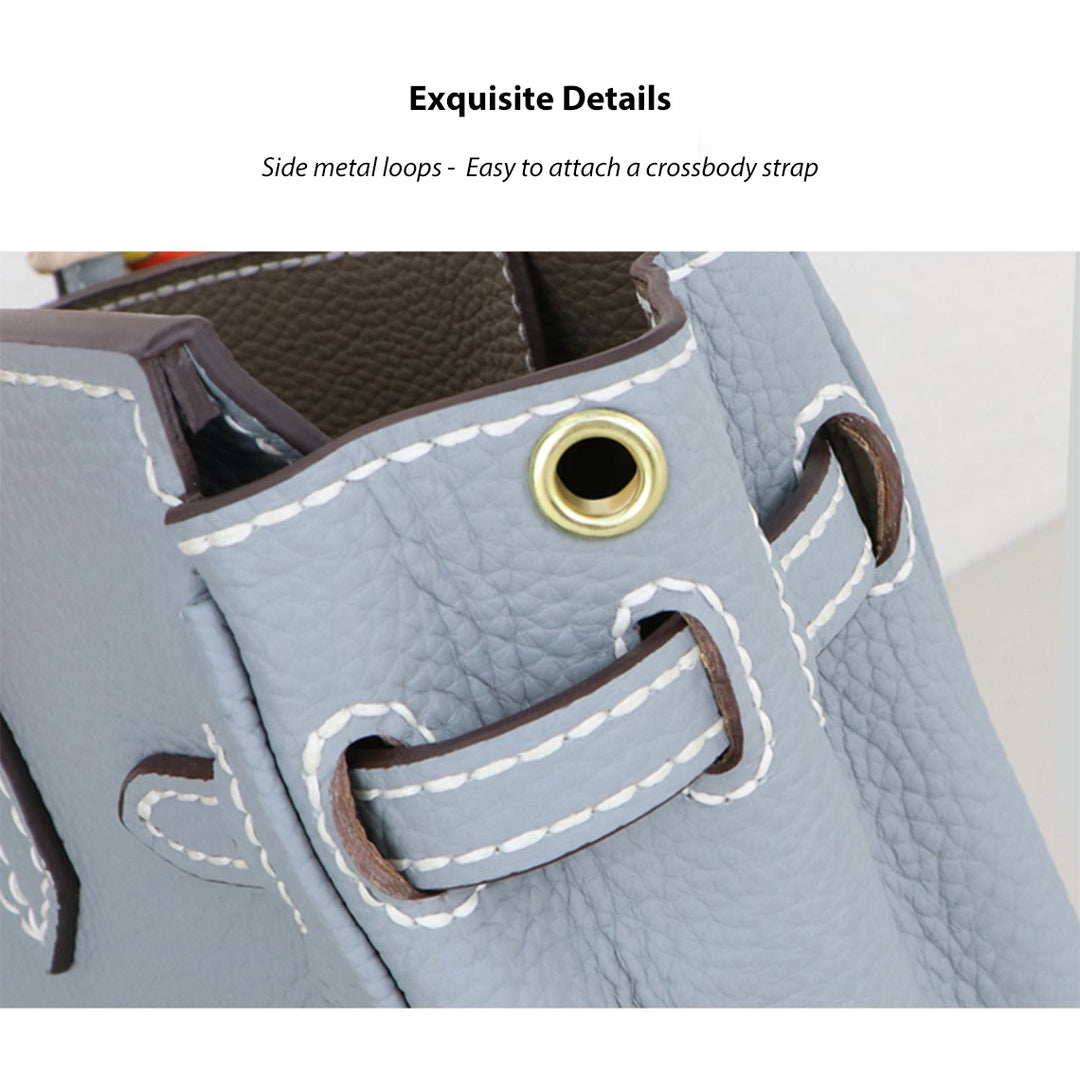 POPSEWING® Top Grain Leather New Platinum Bag DIY Kit