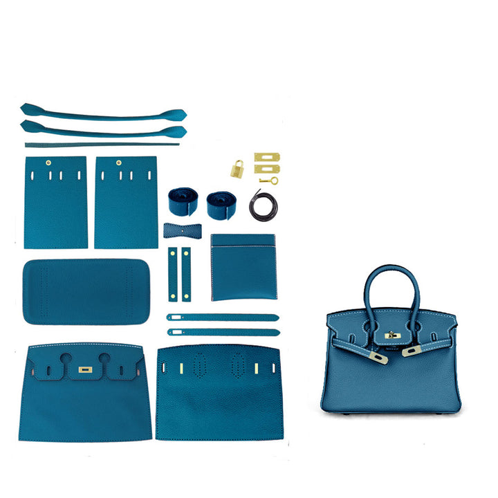 POPSEWING® Top Grain Leather New Platinum Bag DIY Kit