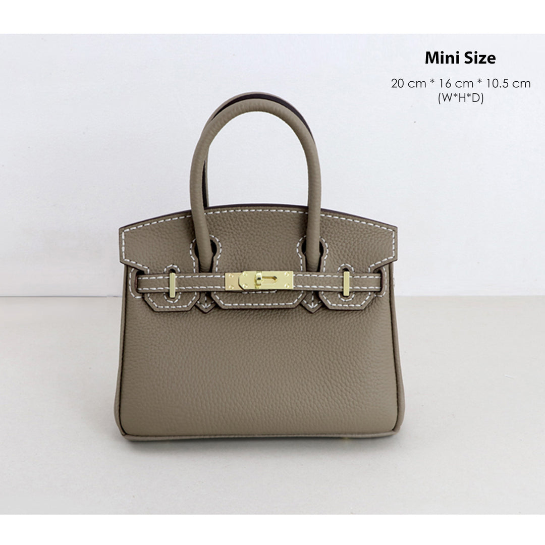 POPSEWING® Top Grain Leather New Platinum Bag DIY Kit