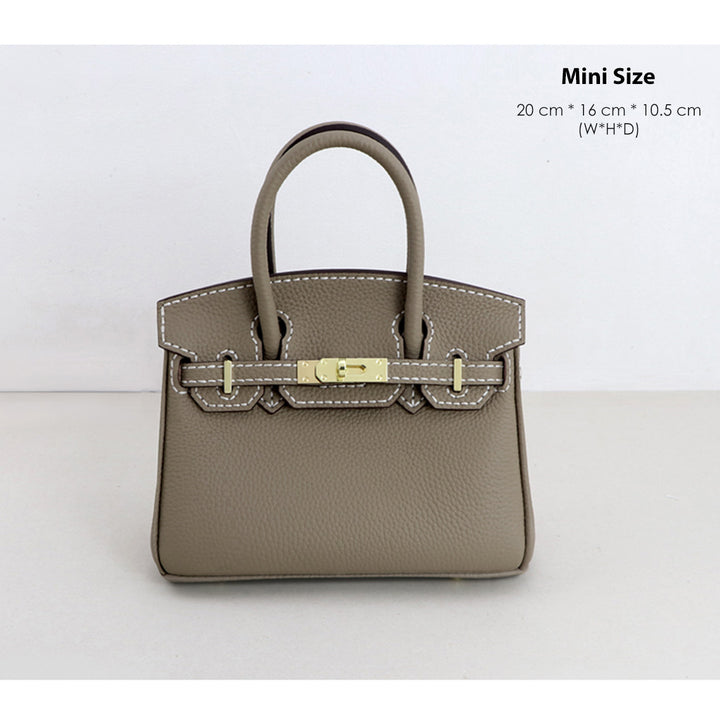 POPSEWING® Top Grain Leather New Platinum Bag DIY Kit