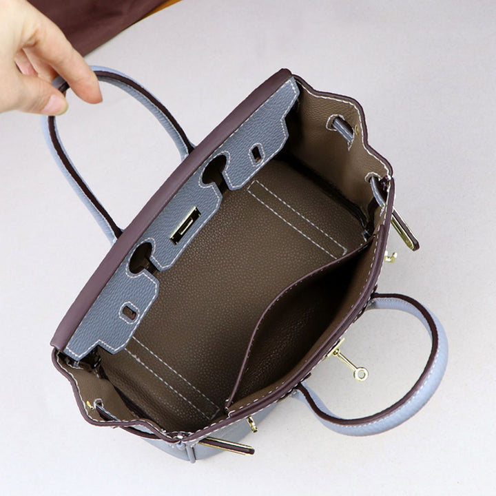 POPSEWING® Top Grain Leather New Platinum Bag DIY Kit