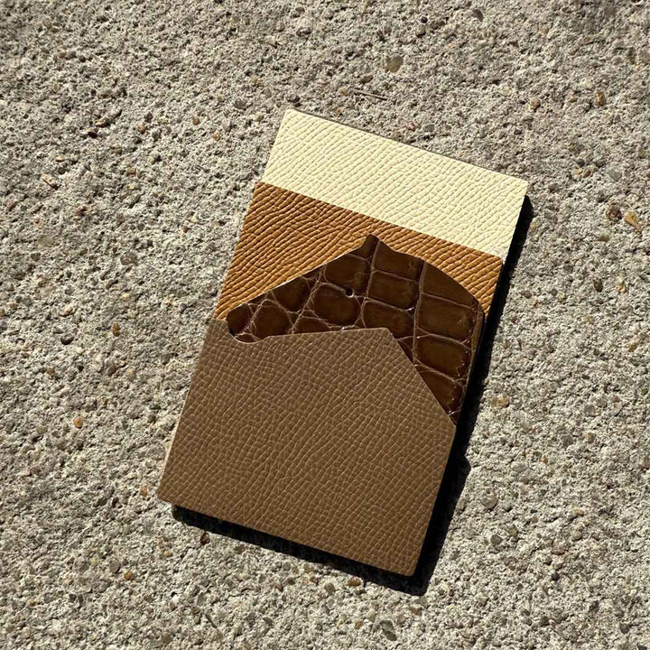 POPSEWING® Full Grain Leather Horse Slim Card Holder DIY Kits