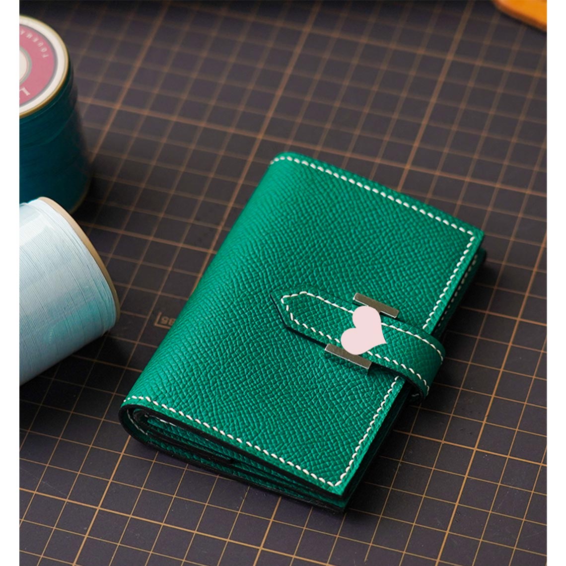 POPSEWING® Full Grain Leather Bearn Coin Wallet DIY Kits