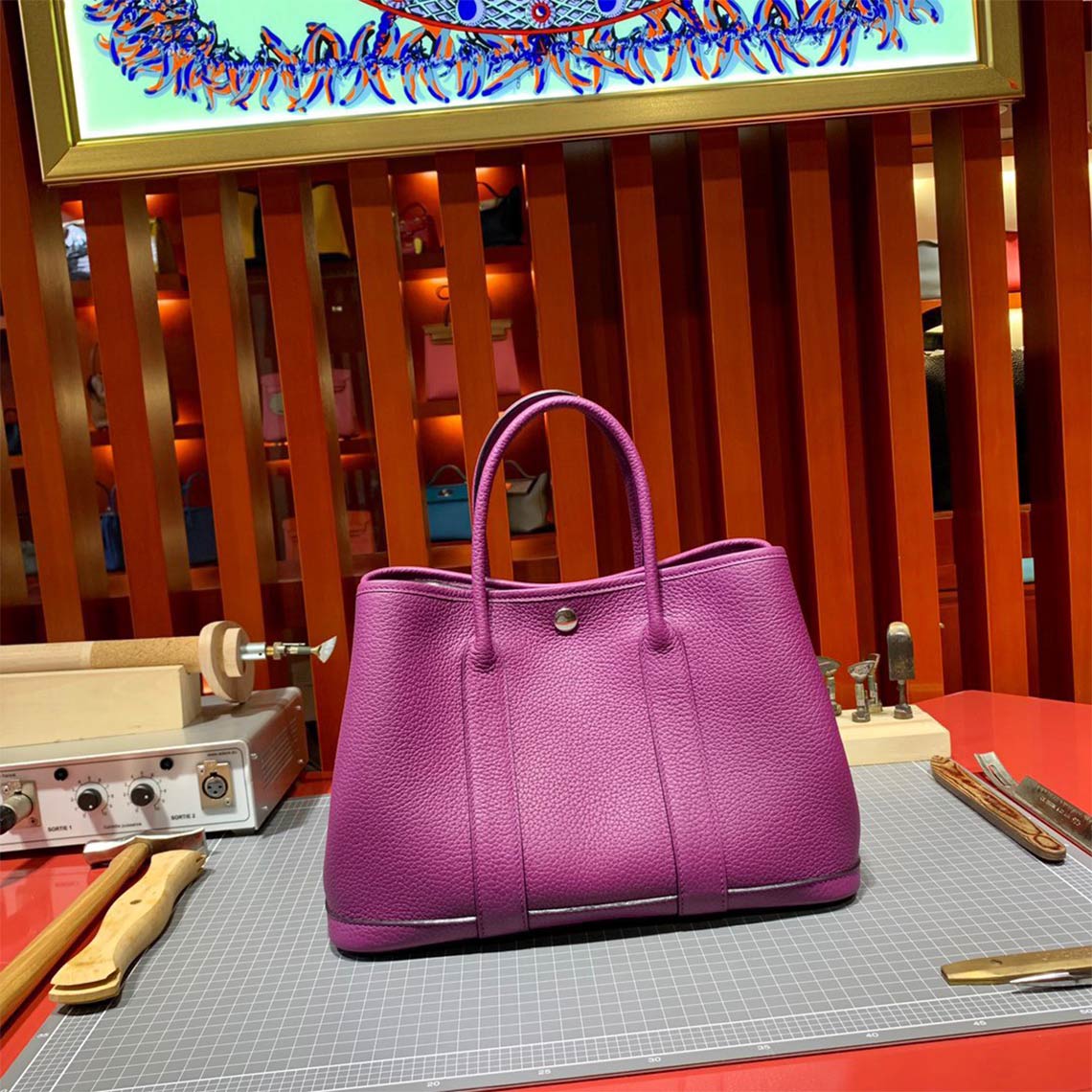 Inspired Purple Garden Party Bag | DIY Handmade Bag Making Kits - POPSEWING®