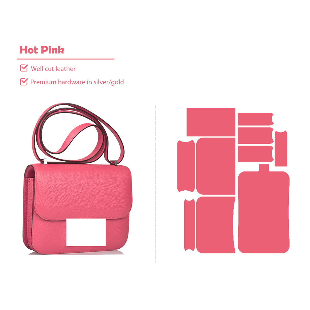 POPSEWING® DIY Leather Kits | Inspired Pink Bag Sewing Kit