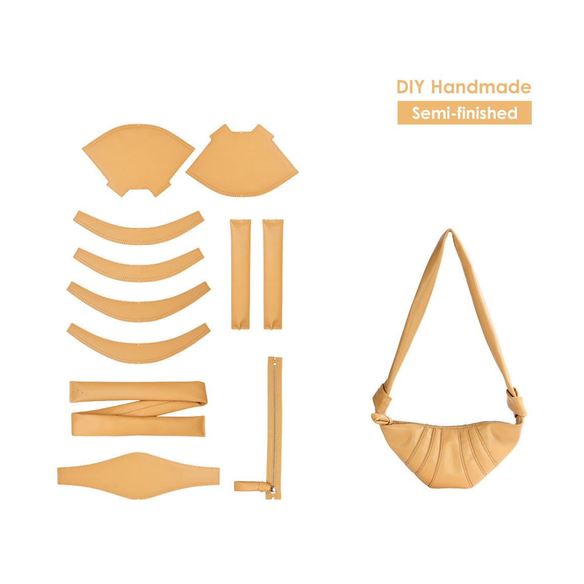Semi-finished DIY handmade bag kits | DIY leather bag patterns - POPSEWING®