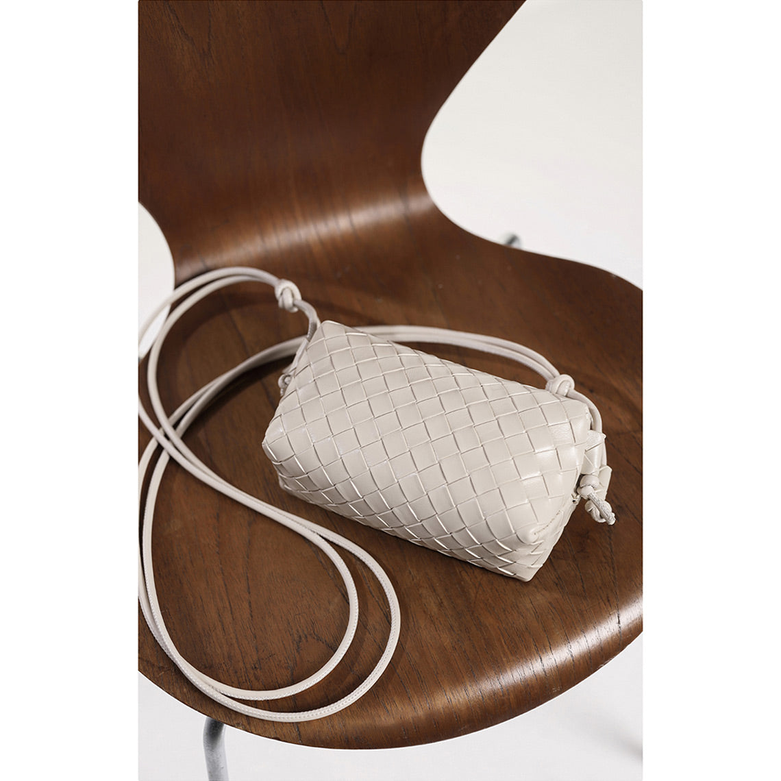 White Woven Leather Bag | POPSEWING® DIY Bags