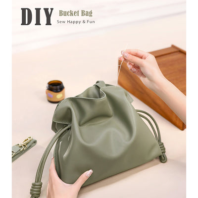 DIY Bucket Bag Kits | Leather Bag Sewing Projects for Beginners - POPSEWING®