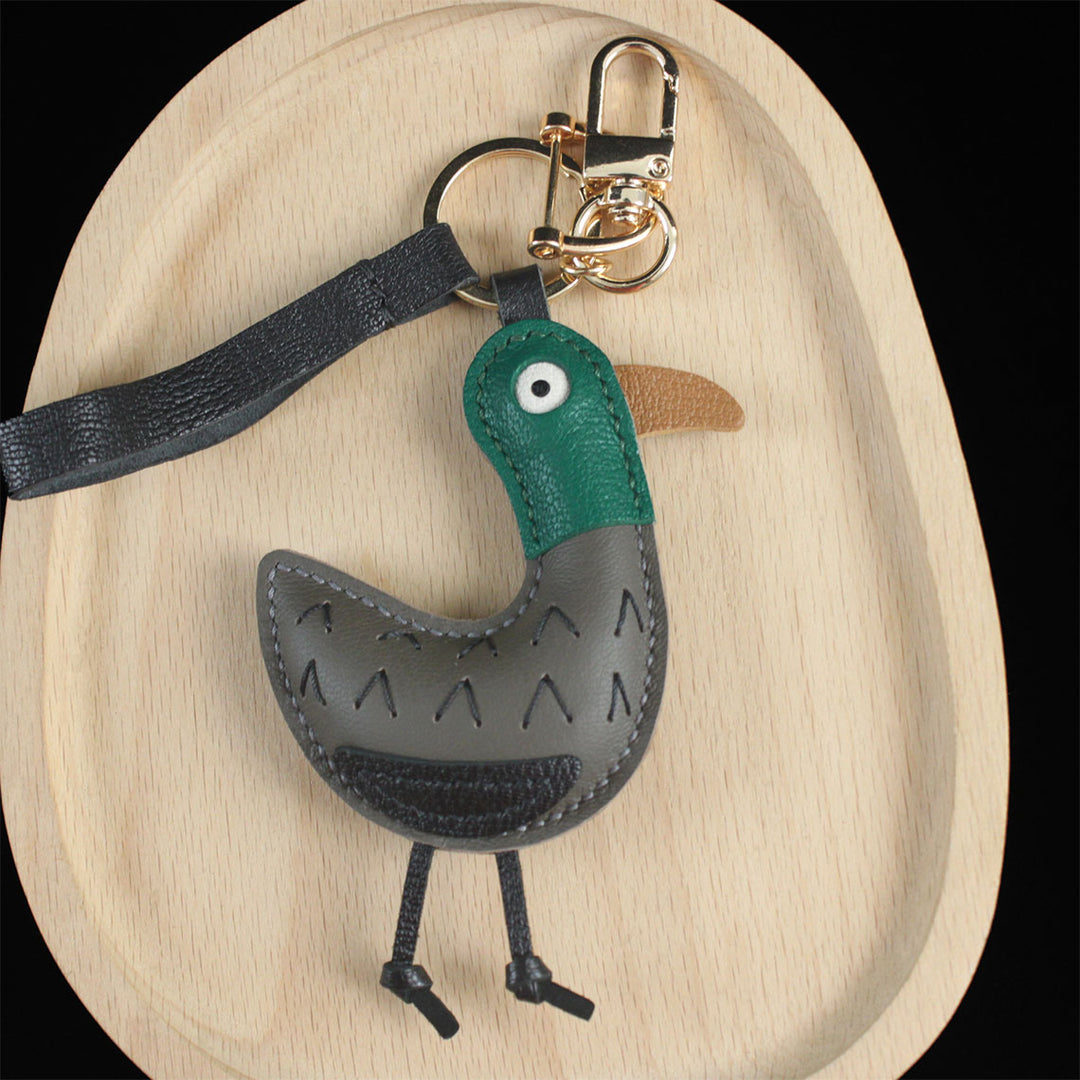 DIY Leather Keychain | Small Leather Sewing Project - POPSEWING®
