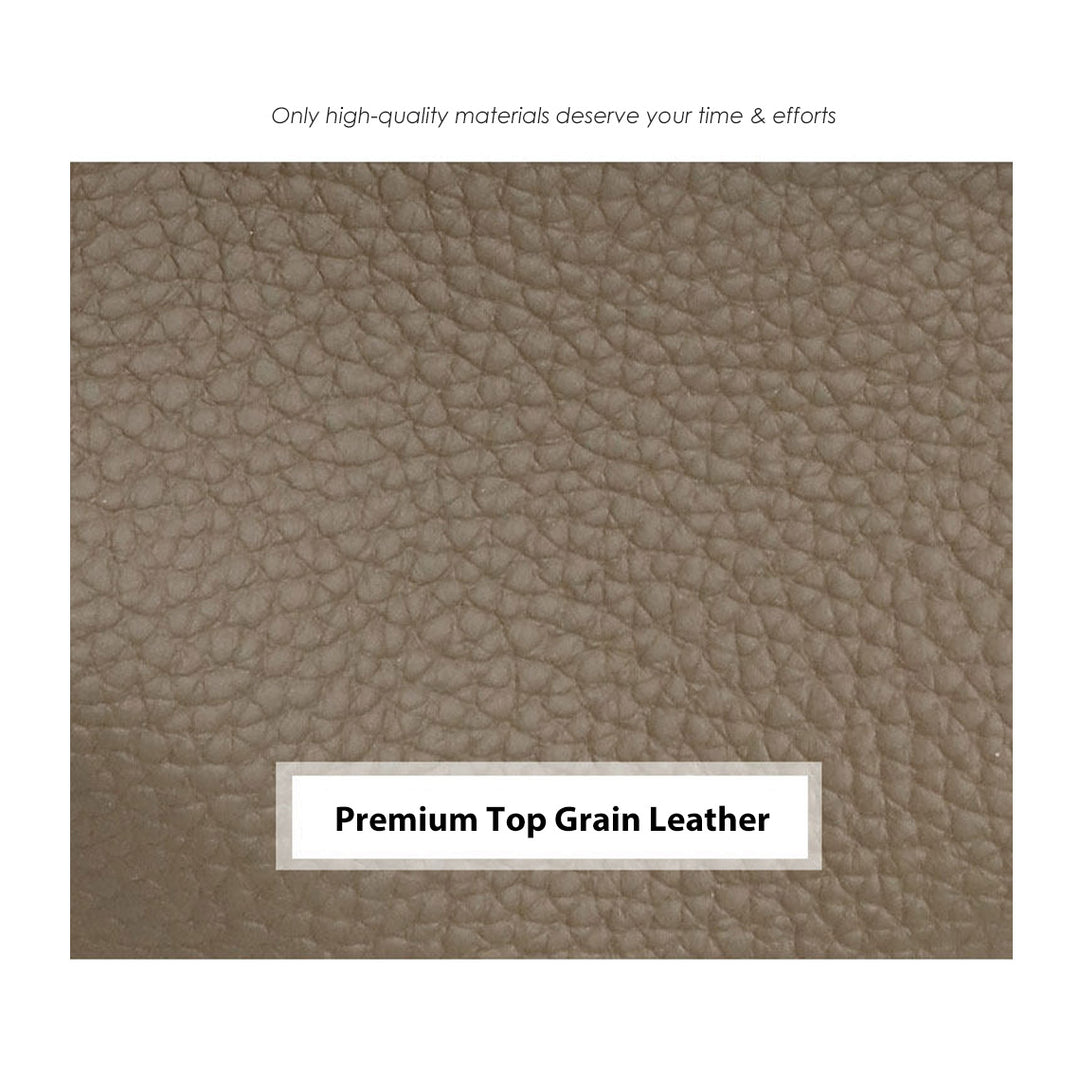 POPSEWING® Top Grain Leather Sellier Platinum Bag DIY Kit