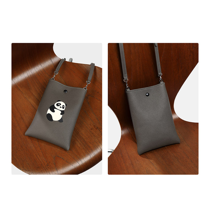 POPSEWING® Top Grain Leather Panda Crossbody Bag DIY Kits