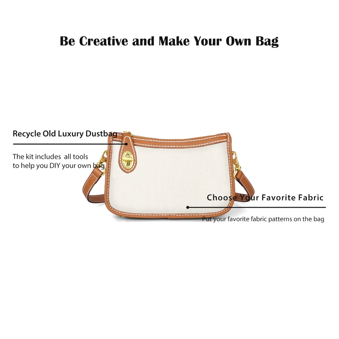 POPSEWING® Leather Dustbag Recycle Crossbody Bag DIY Kits