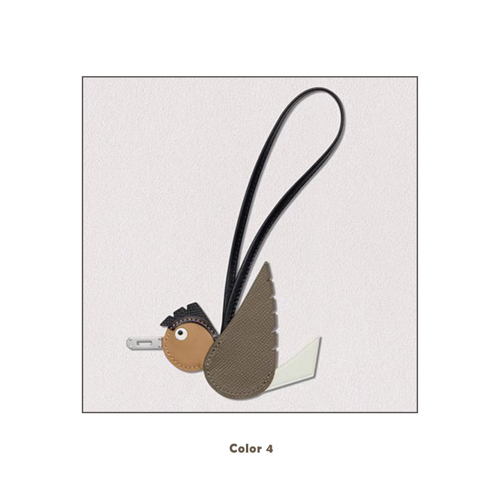 Hermes Birdy Charm Inspired DIY Leather Kit Etoupe