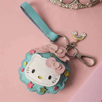 POPSEWING® Sheep Leather Christmas Vibe Kitty Keychain DIY Kit