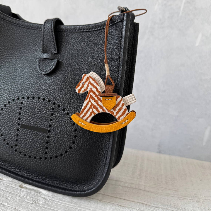 Unique Luxury Design Bag Charm | Handmade Leather Horse Charm - POPSEWING®