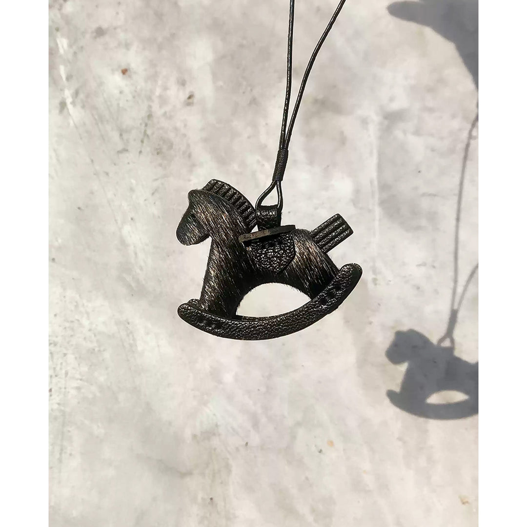 POPSEWING® Leather Fur Horse Charm