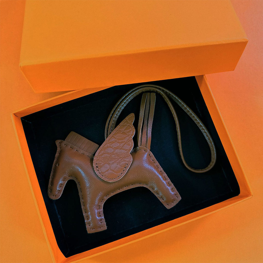 Lambskin Rodeo Horse Charm