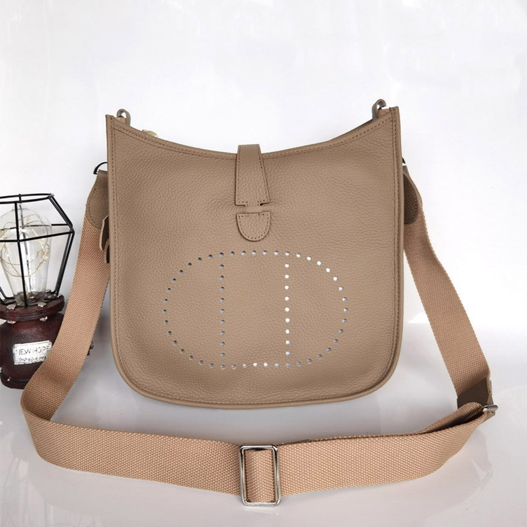Top Grain Leather Inspired Evelyne Crossbody Bag
