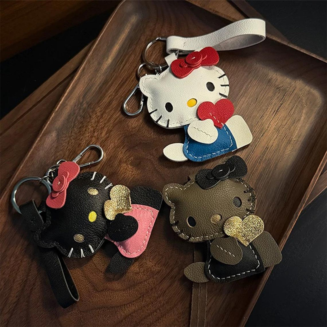 DIY Handmade Gift for Hello Kitty Lovers | Make Your Own Leather Keychain with POPSEWING® Kits