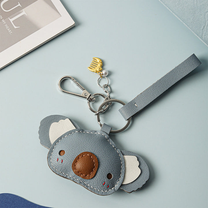 POPSEWING® Sheep Leather Cute Koala Keychain DIY Kit