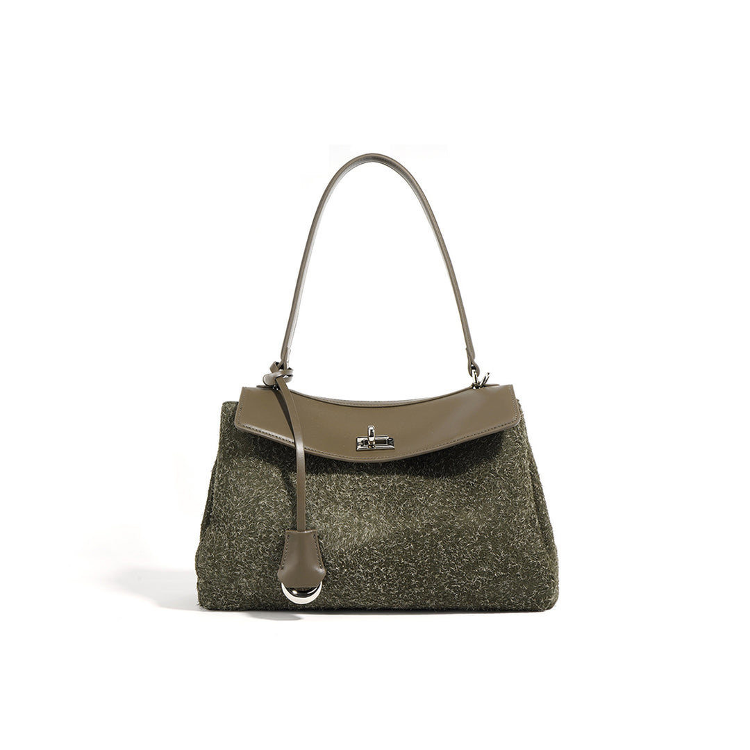 Inspired Designer Handbag Shoulder Bag in Green | Versatile Leather Bags