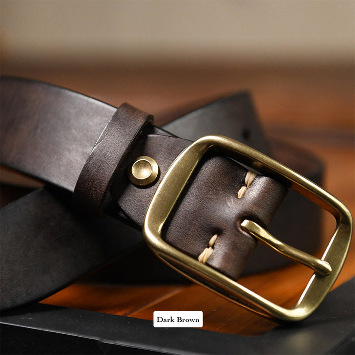 Full Grain Leather Men's Everyday Belt