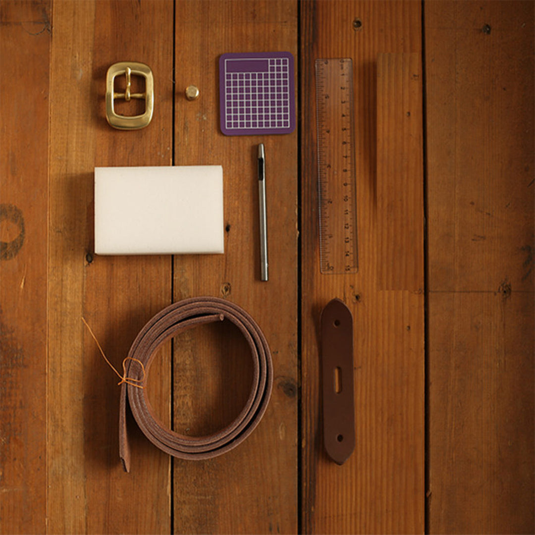 DIY Leather Belt Kit Beginner Crafting Project